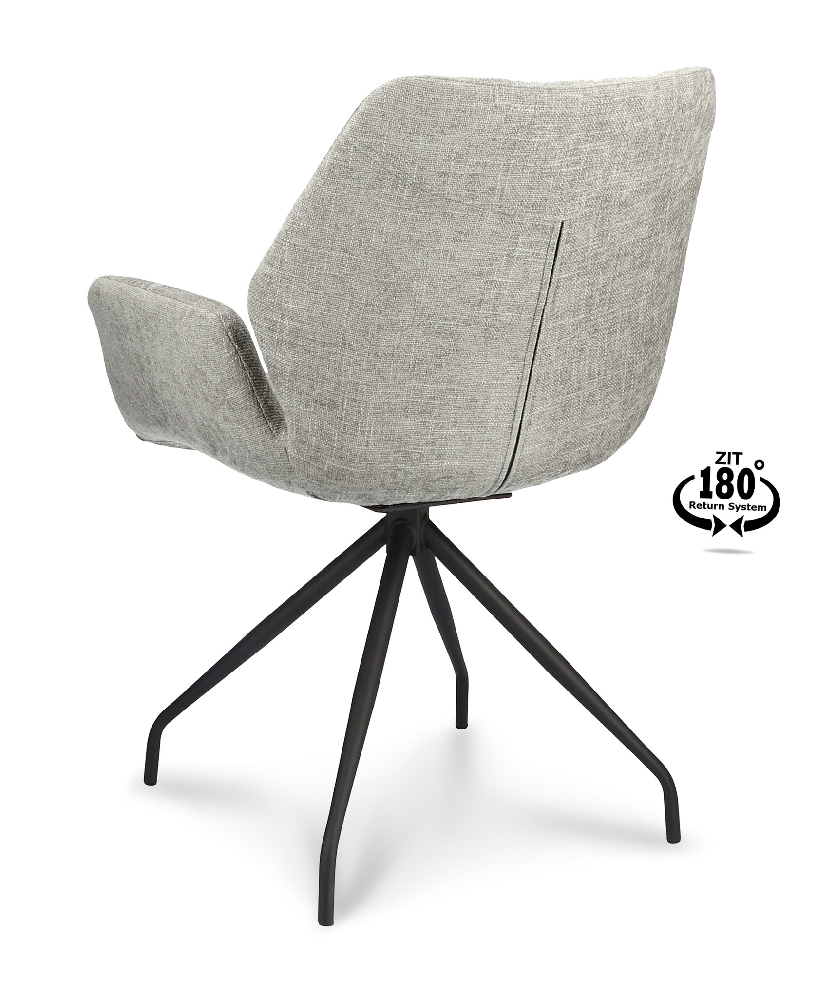 Dining chair Valley miami taupe Swivel-4