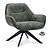 Fauteuil hilton Groen met armleuning | Zithoogte 46 cm