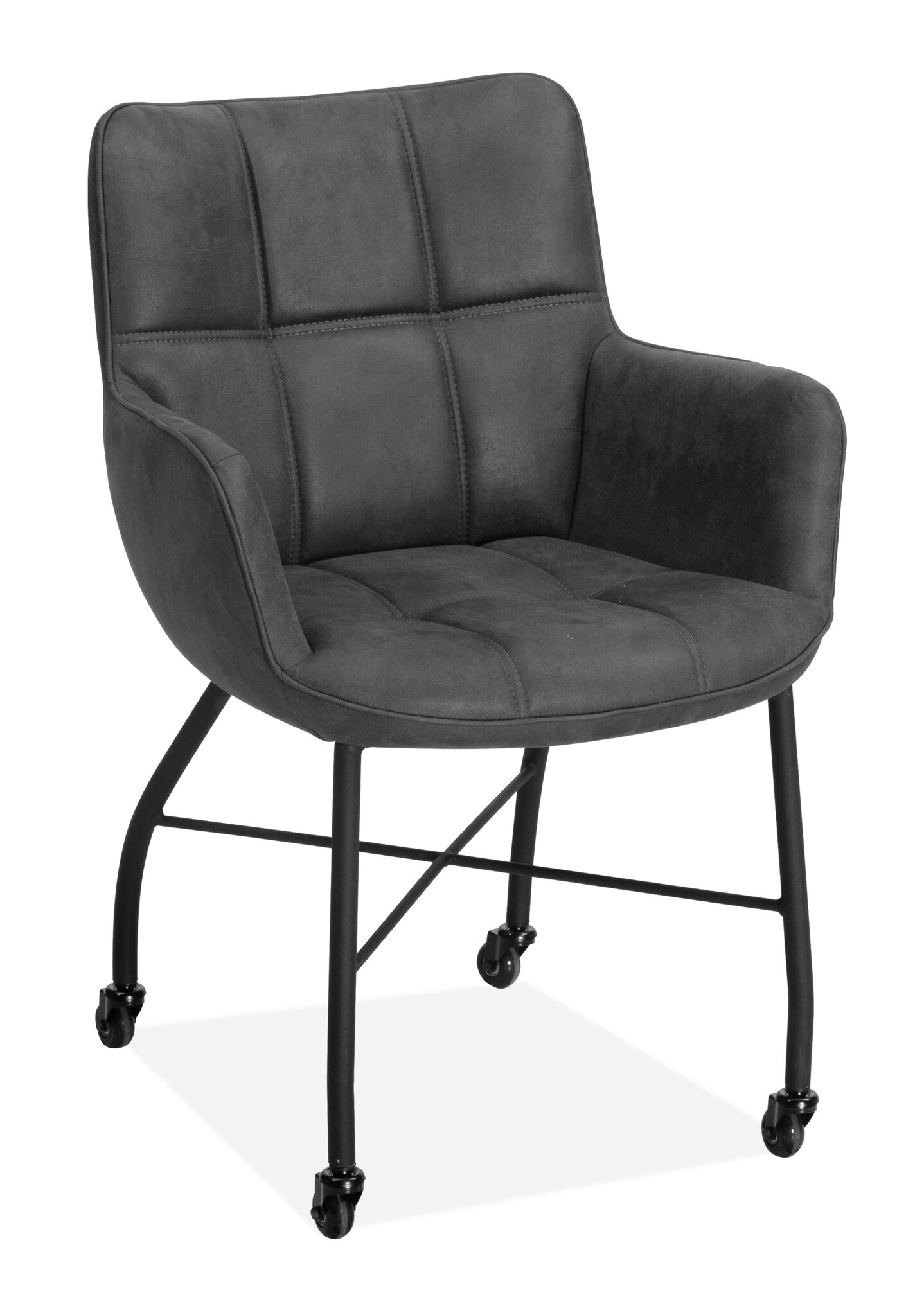 Eetkamerstoel Maud Chicago Antraciet | Zithoogte 52cm-1