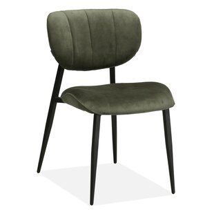 Dining chair Jona moss velvet | seat height 50 cm