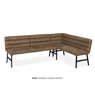 Dining room bench Bowie 140 cm to 200 cm