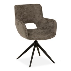 Dining chair Darwin movie taupe swivel