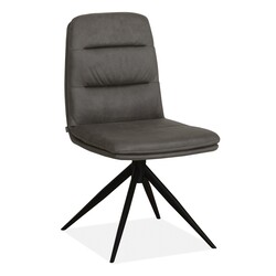Dining chair Giza Zorro Anthracite| Seat height 51cm