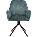 Eetkamerstoel Noah Ocean Velvet Draaibaar