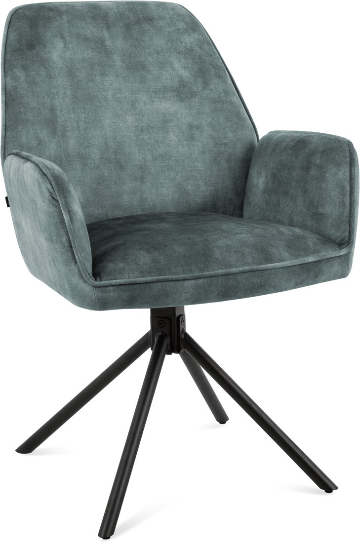 Eetkamerstoel Noah Ocean Velvet Draaibaar
