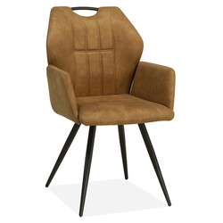 Dining chair Puck Zorro cognac