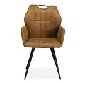 Eetkamerstoel Puck Zorro cognac