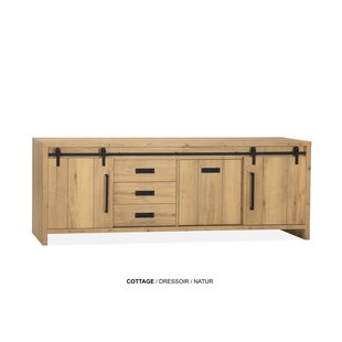 Cottage sideboard 3 doors -3 drawers Lamulux