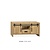Cottage TV-Schrank klein 2 dr - 1 Schublade - 1 offen Lamulux