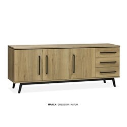Marca Sideboard 3 doors - 3 drawers Lamulux