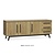 Marca TV Sideboard 3 dr - 1 Schublade - 1 offen Lamulux