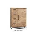 Lynn bar cabinet 1 door - 4 drawers Lamulux