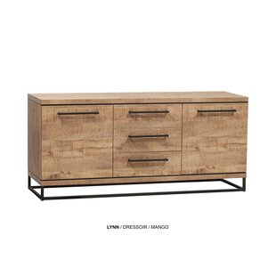 Lynn sideboard 2 doors - 3 drawers Lamulux