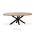 Lynn dining table oval lamulux