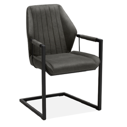 Freischwinger Vera Zorro anthracite