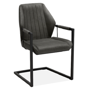 Freischwinger Vera Zorro anthracite