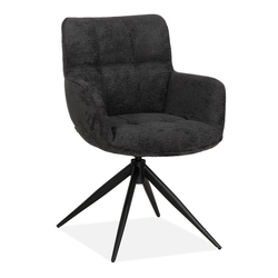 Dining chair Reece Movie Anthracite Swivel