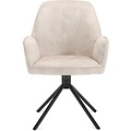 Dining chair Noah oyster Velvet Swivel
