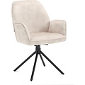 Dining chair Noah oyster Velvet Swivel
