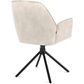 Dining chair Noah oyster Velvet Swivel