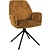 Dining chair Noah Cognac Velvet Swivel