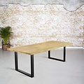 Massief Eiken eetafel|  X-U-H-A-N  poot