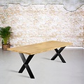 Massief Eiken eetafel|  X-U-H-A-N  poot