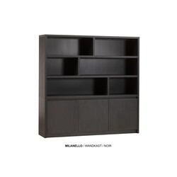 Milanello wandkast 3dr-6 open vak