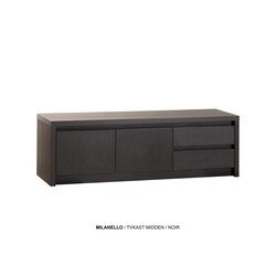 Milanello TV cabinet middle 2 doors-2 drawers