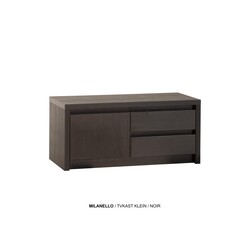 Milanello TV cabinet small 1door-2drawers