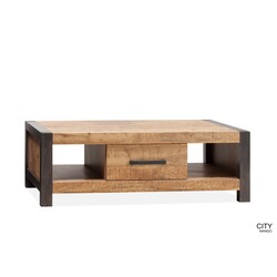 City coffee table 1 drawer/ 2 open compartments