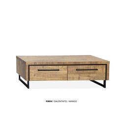 Rimini Couchtisch 2 Schubladen
