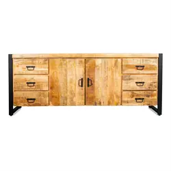 Sideboard Brev 200 cm | 2 doors and 6 drawers