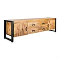 TV cabinet Brev 200 cm | 2 doors and 4 drawers