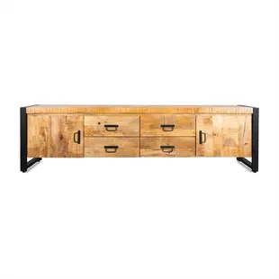 TV cabinet Brev 200 cm | 2 doors and 4 drawers