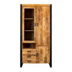 Display case Brev with glass door left