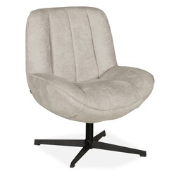 Swivel armchair Zuma Movie natural | seat height 47cm