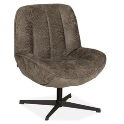Swivel chair Zuma Movie taupe | seat height 47cm