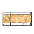 Dressoir Jax 200 cm | 2 deuren | 4 lades