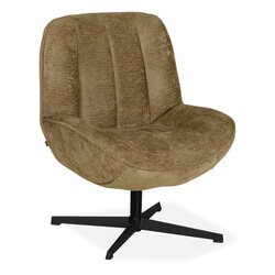 Swivel armchair Zuma Movie curry | seat height 47cm