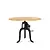 Eettafel / bartafel Crank ø 75cm | in hoogte verstelbaar