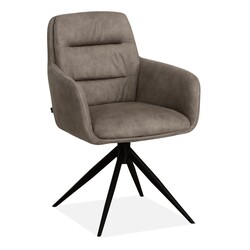 Eetkamerstoel Paco Zorro taupe| Zithoogte 51cm