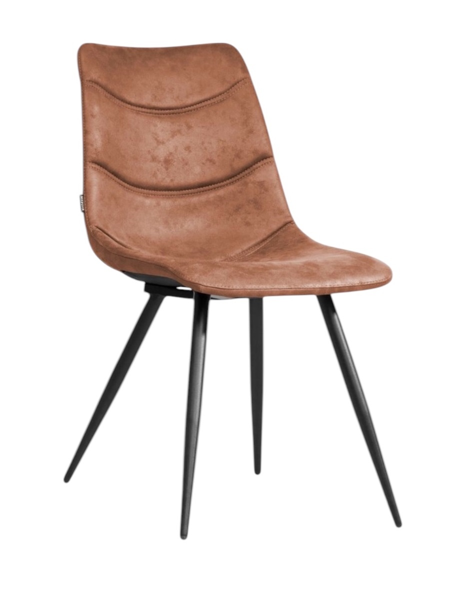 Eetkamerstoel Crazy softyl cognac | Zithoogte 49cm-1