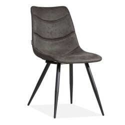 Dining chair Crazy softyl anthracite | Seat height 49 cm