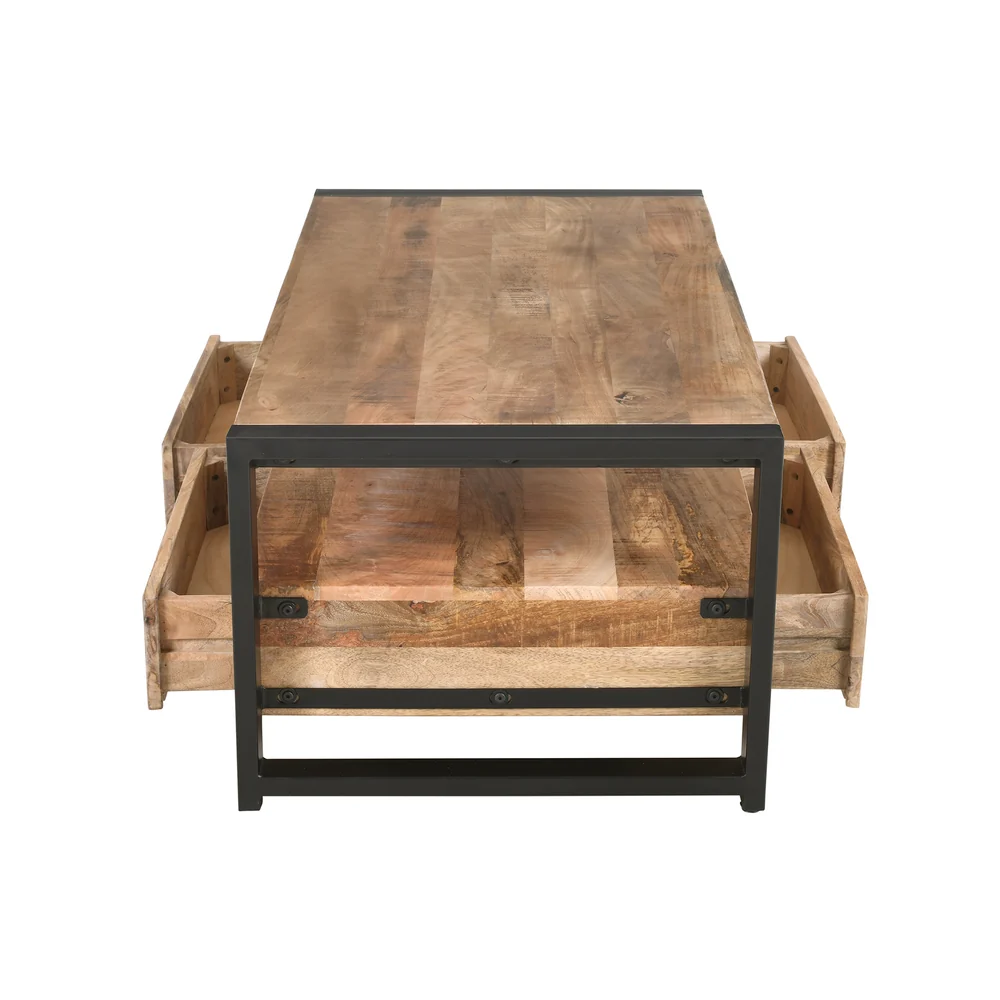 Brev Coffee Table 120cm – 4 drawers-3