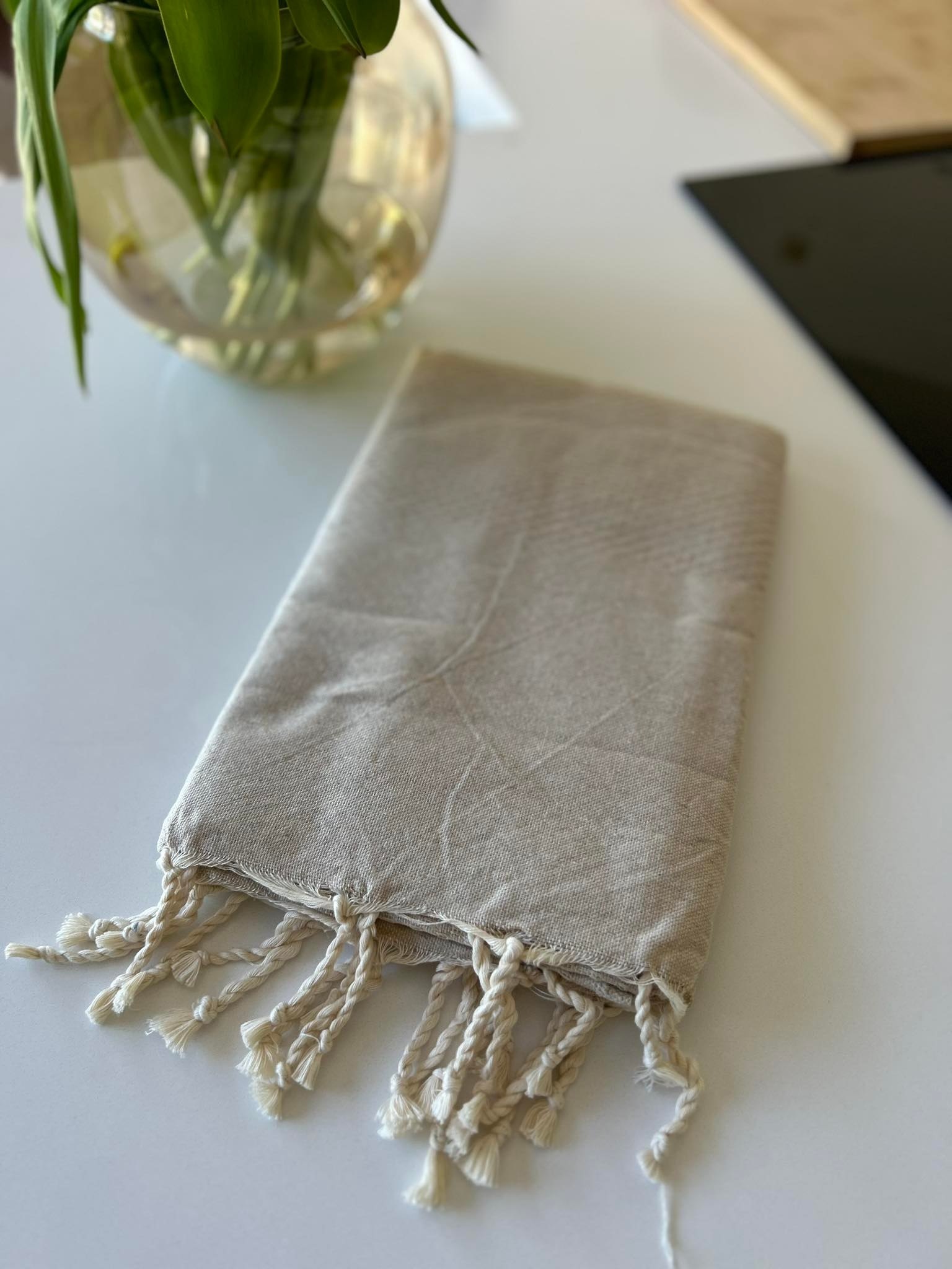 Mijn Argan Traditional hammam towel camel