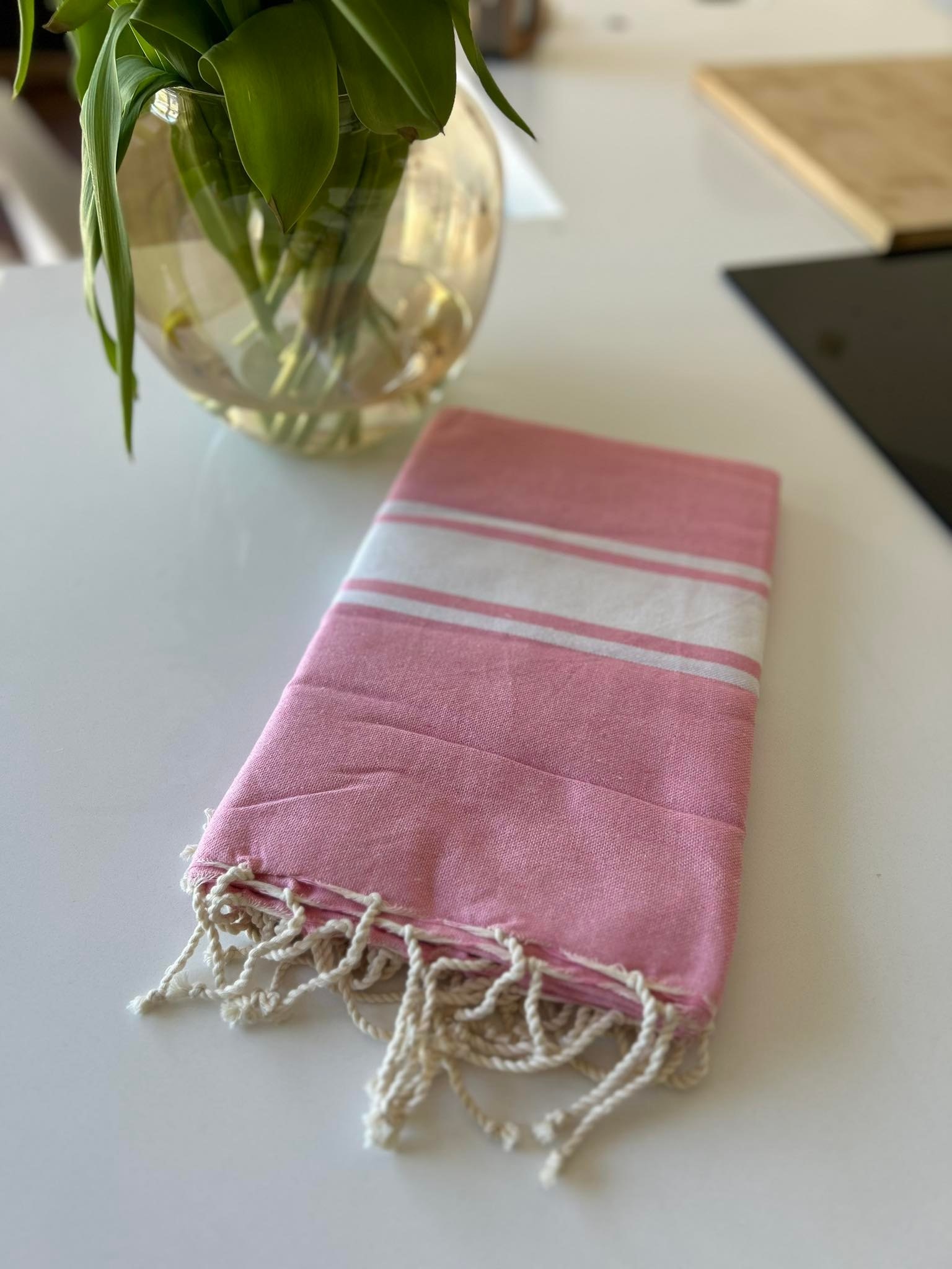 Mijn Argan Traditionele hamamdoek roze