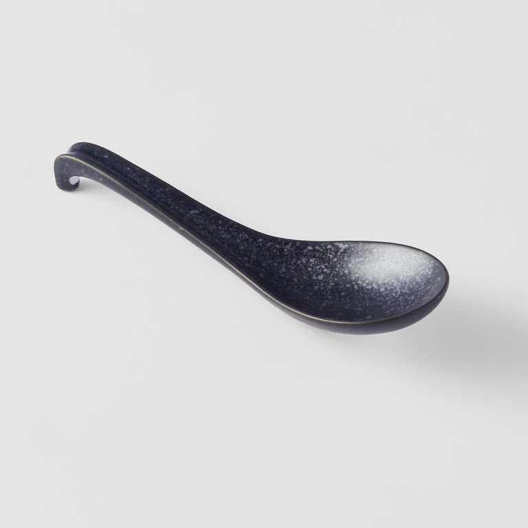 Spoon large 17.5cm matt black