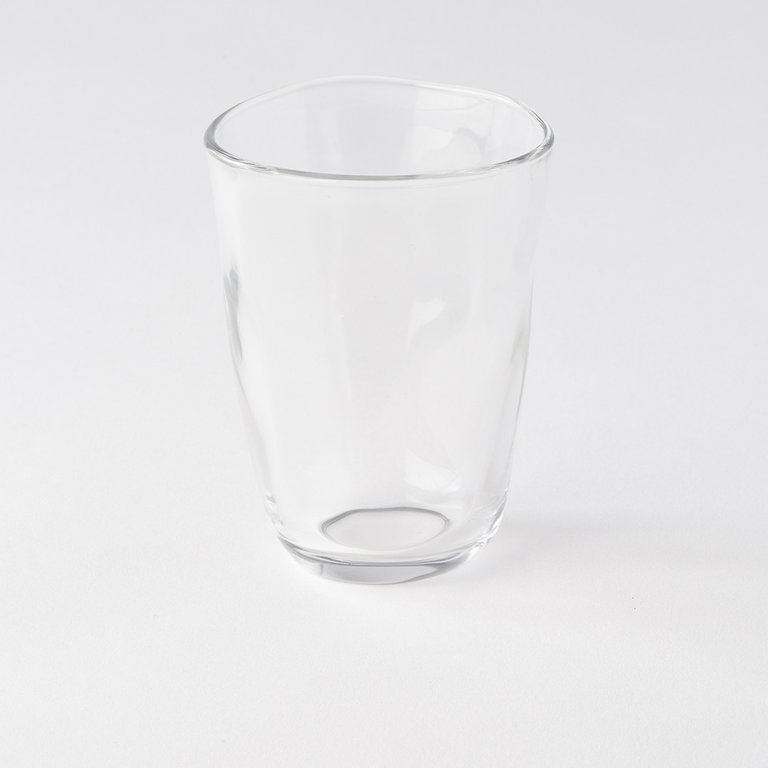 Glass tumbler free form 11cm 280ml