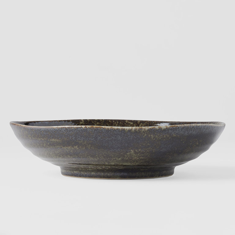 Sage shallow open bowl 21cm x 5cm